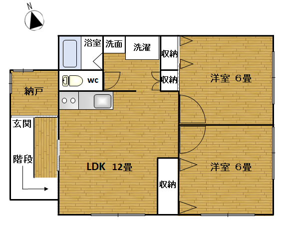 間取り図(2階)